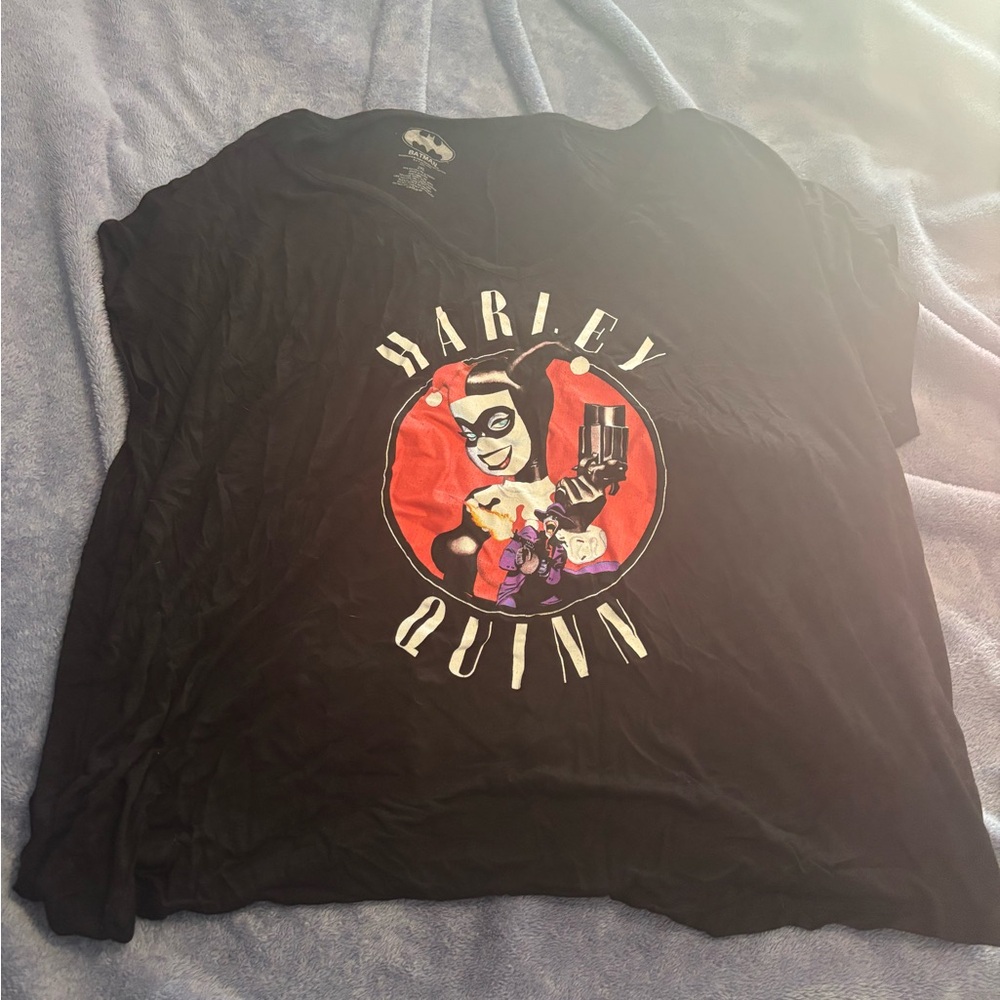 Harley Quinn Black T-Shirt 2xl new